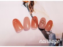 ネイル―ジュ 札幌大通店(nairouge*)/グレージュニュアンスネイル♪