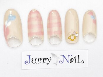 ジュリーネイル 所沢店/チェックネイル