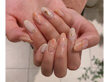 ネイルズ ララ(nails Lala)/オレンジ。
