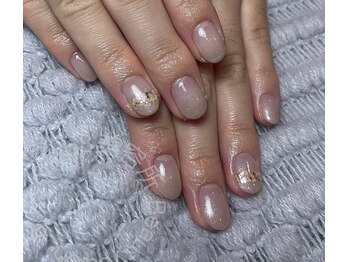 美容所 丸八/グラデーション+パーツ追加