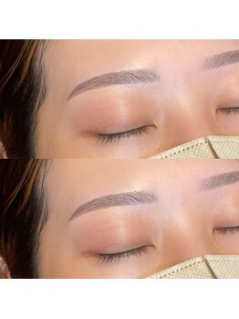 ビューステージ アイブロウサロン 博多/自然な平行眉◎