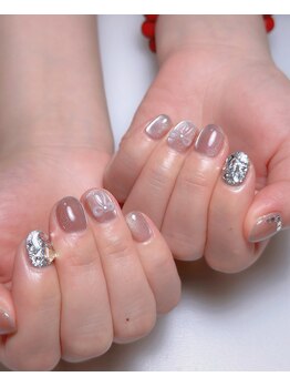 サムズアップネイル(thumbs up nail)/お客様デザインネイル