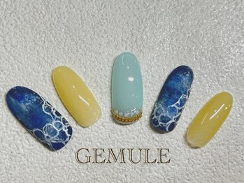 ネイルアンドアイラッシュ ジェムール 川越店(Nail&Eyelash GEMULE)/7月新作デザイン
