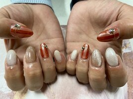 秋のオフィスネイル