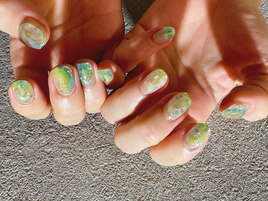 たらし込み立体クリア