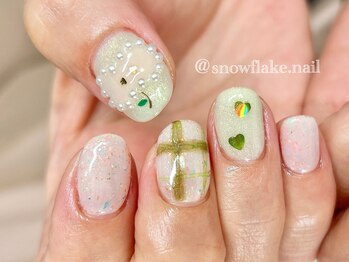 スノーフレーク(Snowflake)/青りんごver☆9月季節定額