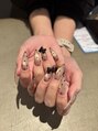 ドレス(Dress nail＆eyelash Lolonois)&nbsp;ちゅるんマグにトレンドのドット