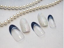 ネイルサロン ブランシュール(Nail Salon Blancheur)/雪の結晶フレンチネイル