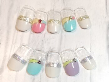 オハナレイ LEALEA FITNESS&SPA 東戸塚店内/フレンチネイル