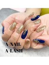エーネイル エーラッシュ(A-NAIL A-LASH)/定額ネイル/倉敷