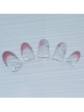 ネイルベース ネイル ケア サロン ミウラ(miura)/４月季節デザイン定額アート★