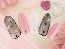 シューズネイルプロデュース/シースルーフラワー