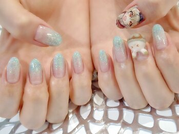 ラルネイル 大宮(Lull. nail)/痛ネイル1本5000円♪+3Dパーツ