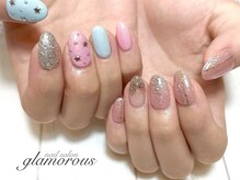 ネイルグラマラス 西新井店/《パラジェル》アシメデザイン