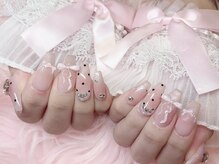 モカ 京橋(moca)/【Akari】ドットチークネイル