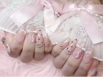 モカ 京橋(moca)/【Akari】ドットチークネイル