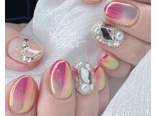 エクラ(eclat)の雰囲気（ミラーネイル×埋め尽くし）