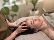 サロンドカラン(Salon de Calin)/最後はヘッドマッサージです