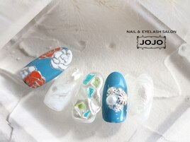 和柄ネイル★￥９５００