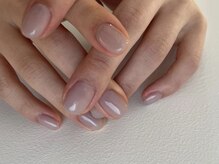 クルネ(QULNE)/桃ネイル/マーブル