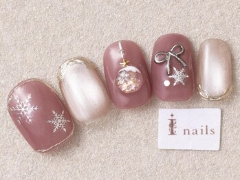 アイネイルズ 三宮店(I nails)/きらきらオーナメントネイル