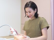 アールグランド 学芸大学店(R-ground)の雰囲気（臍帯幹細胞を導入しながらのフェイシャルトリートメント）