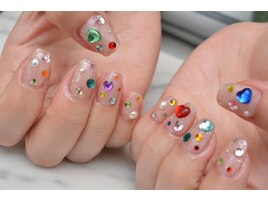 カラフルポップネイル　9540円