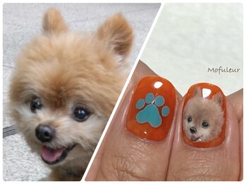 モフルール(Mofuleur)/手描きアート・犬