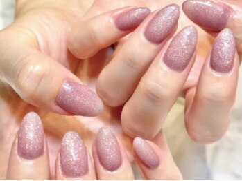 【シンプル ワンカラーネイル】