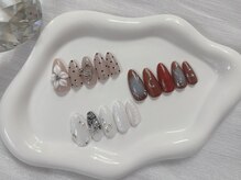 ネイルライフ 目黒店 恵比寿 白金(NailLife)/フラワードットレースネイル