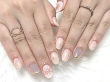 アンジェネイル(Ange nail)/ぷっくりお花デザイン