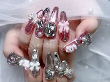 サイナネイル(Shine Nail)/黄色色・持ち込み・フレンチ