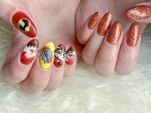 ヨヘン 芦屋店(YoHen)/アシンメトリーネイル