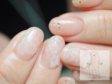 オトナネイル(otona nail)/透明感たっぷり水彩フラワー