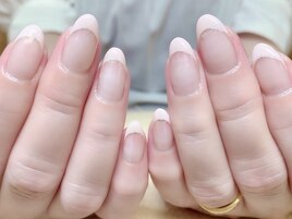 ピンクベージュフレンチ☆