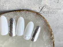 ルーモス 桜川店(Lumos)//シンプルネイル/ラメ/パール