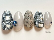 パラジェル認定サロン メールメール 池袋店(MereMer)/ざくざくツイードネイル