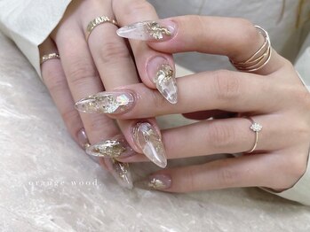 ネイルアトリエ オレンジウッド(nail atelier orange wood)の写真/シンプルでも差がつくハイセンスのネイル！丁寧なカウンセリングと施術で、ワンランク上の指先に☆