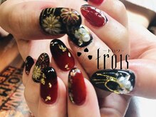 トロワ 中目黒(trois)/成人式和装ネイル