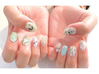 アトリエ ペーニクルス(Atelier Peniculus.)/パワーパフガールズネイル