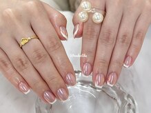 ワンダーシー(WonderShe)/ミラーフレンチネイル