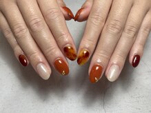 PlusEhiku四日市/ネイル/マツエク/まつげパーマ/LED/眉毛/パラジェル/フィルイン/オフ/べっ甲ネイル♪