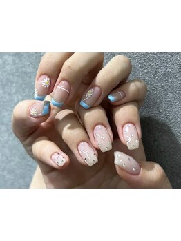 手描きアートが得意なサロン