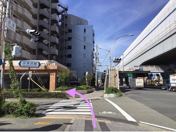 カリナ(Carina)/少しすると中津浜線が見えるので