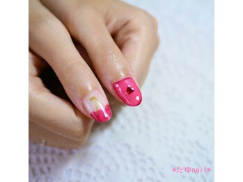 たゆ ネイル(たゆnail)/チェリーネイル