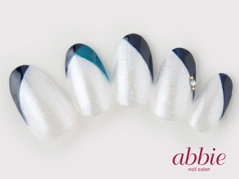 ネイルサロン アビー 宮益坂店(abbie)/スキニーフレンチ ¥11462