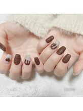 クリーム(Nail Atelier CREAM)/バレンタインネイル