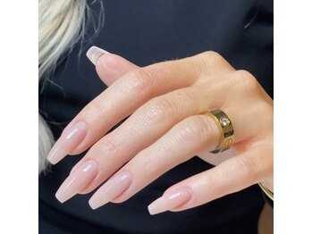 クイーンズビューティーサロン 新宿本店(Queen's beauty salon)/チップ長さ出し10本+ワンカラ