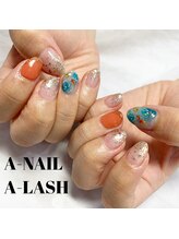エーネイル エーラッシュ(A-NAIL A-LASH)/定額ネイル【倉敷】