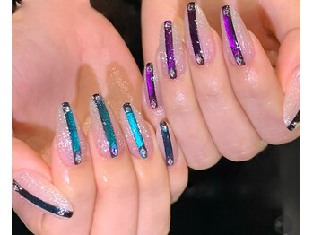 クイーンネイル 新宿(Queen nail)/エビセン　デザイン
